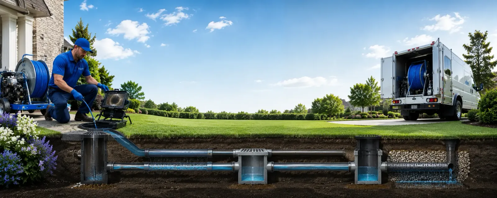 Outdoor drain cleaning information for Coalton, OH